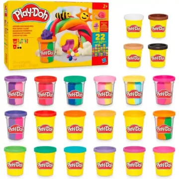 Hasbro Play-Doh 22 tégelyes színes nagy gyurmakészlet