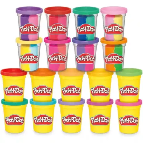 Hasbro Play-Doh 22 tégelyes színes nagy gyurmakészlet