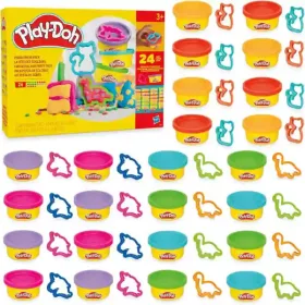   Hasbro Play-Doh 24 tégelyes színes gyurmakészlet formákkal