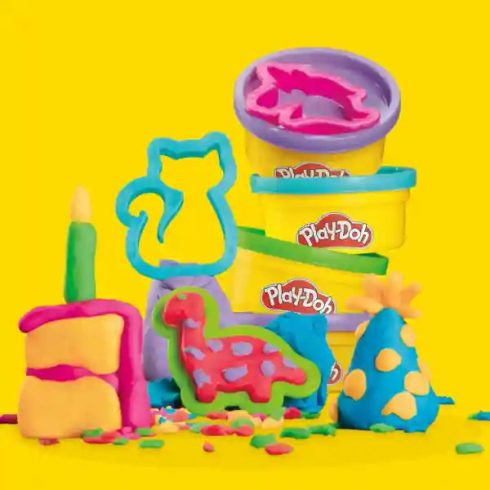 Hasbro Play-Doh 24 tégelyes színes gyurmakészlet formákkal