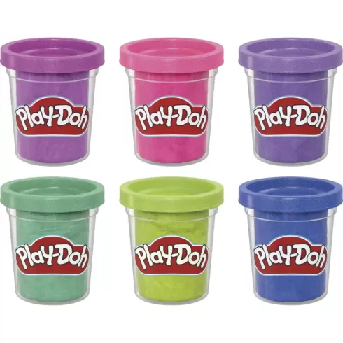 Hasbro Play-Doh csillámporos gyurmakészlet