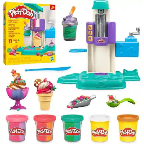 Hasbro Play-Doh szivárványos fagyikészítő gyurmakészlet