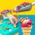 Hasbro Play-Doh szivárványos fagyikészítő gyurmakészlet