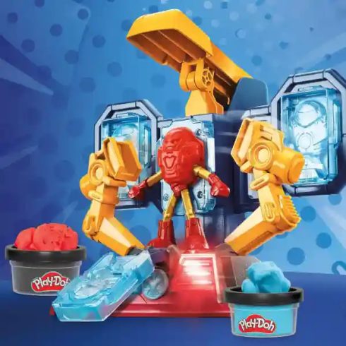 Hasbro Play-Doh Marvel Vasember interaktív páncélkészítő gyurmakészlet