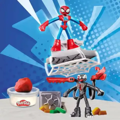 Hasbro Play-Doh Marvel Vasember interaktív páncélkészítő gyurmakészlet
