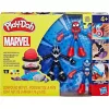 Hasbro Play-Doh Marvel Pókember, Fekete Párduc és Amerika Kapitány gyurmakészlet