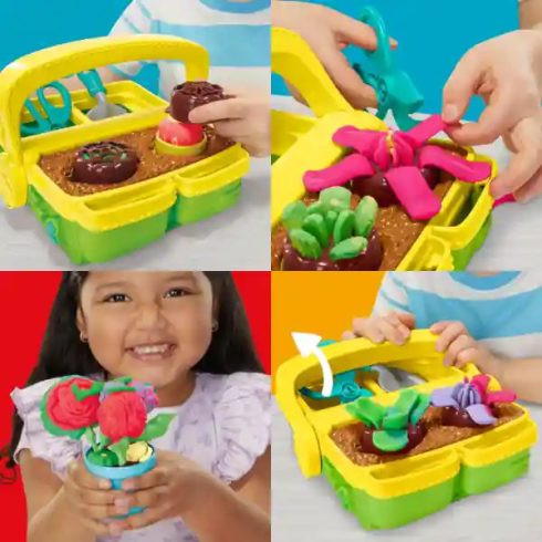 Hasbro Play-Doh virágoskert gyurmakészlet