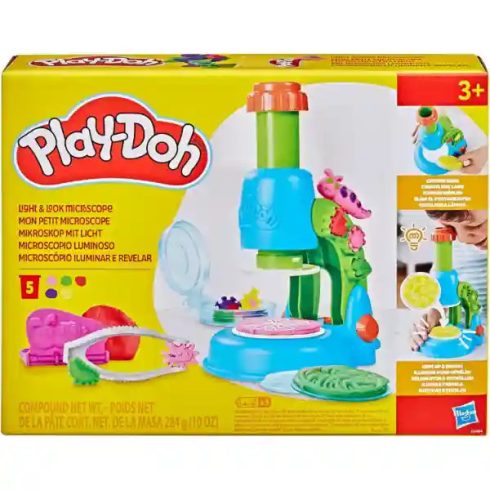 Hasbro Play-Doh interaktív mikroszkóp gyurmakészlet