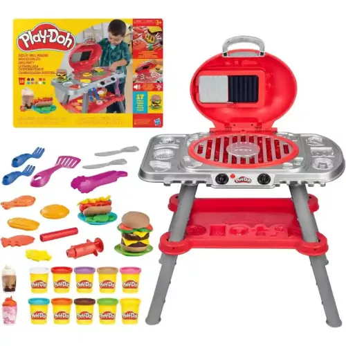 Hasbro Play-Doh interaktív grillparti gyurmakészlet 17+ kiegészítővel