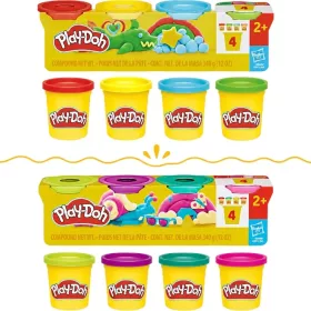 Hasbro Play-Doh 4 tégelyes színes gyurmakészlet