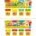 Hasbro Play-Doh 4 tégelyes színes gyurmakészlet