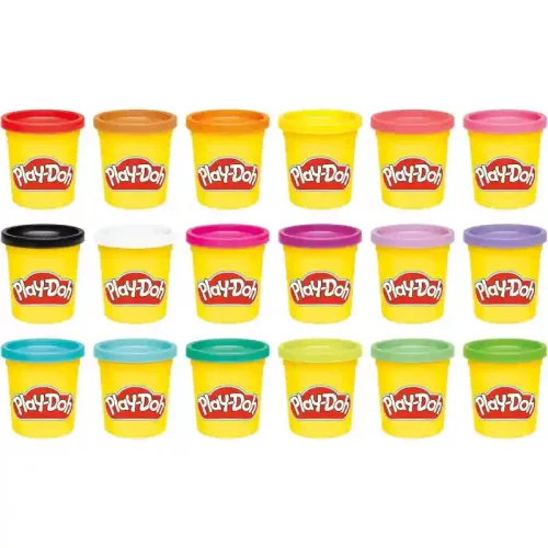 Hasbro Play-Doh 18 tégelyes színes gyurmakészlet