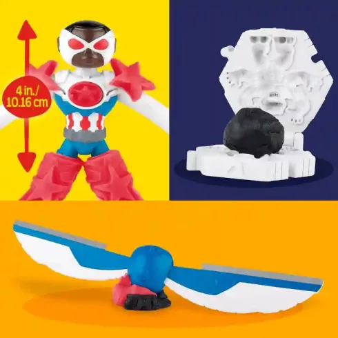 Hasbro Play-Doh Marvel Amerika Kapitány és motorja gyurmakészlet