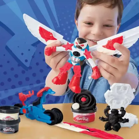 Hasbro Play-Doh Marvel Amerika Kapitány és motorja gyurmakészlet