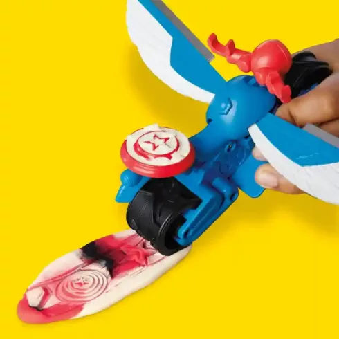Hasbro Play-Doh Marvel Amerika Kapitány és motorja gyurmakészlet
