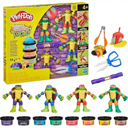 Hasbro Play-Doh Tini Nindzsa Teknőcök Cowabunga gyurmakészlet