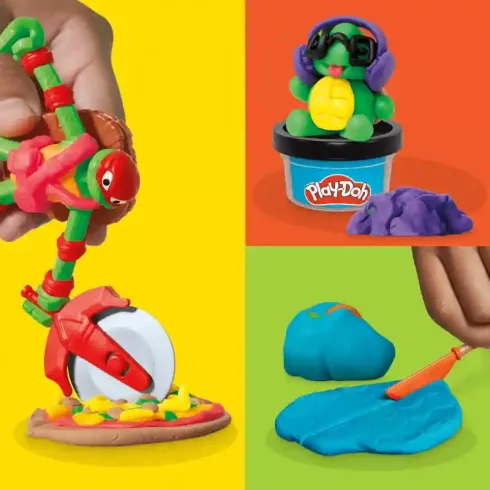 Hasbro Play-Doh Tini Nindzsa Teknőcök Cowabunga gyurmakészlet