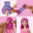   Hasbro Play-Doh Barbie divattervező gyurmakészlet babával - Szívek és frizura