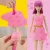 Hasbro Play-Doh Barbie divattervező gyurmakészlet babával - Szívek és frizura