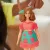 Hasbro Play-Doh Barbie divattervező gyurmakészlet babával - Virágok és rojtok