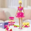 Hasbro Play-Doh Barbie divattervező gyurmakészlet babával - Fodrok és masnik