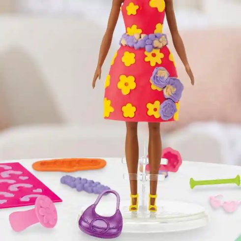 Hasbro Play-Doh Barbie divattervező kiegészítő gyurmakészlet - Virágok és virágkötészet