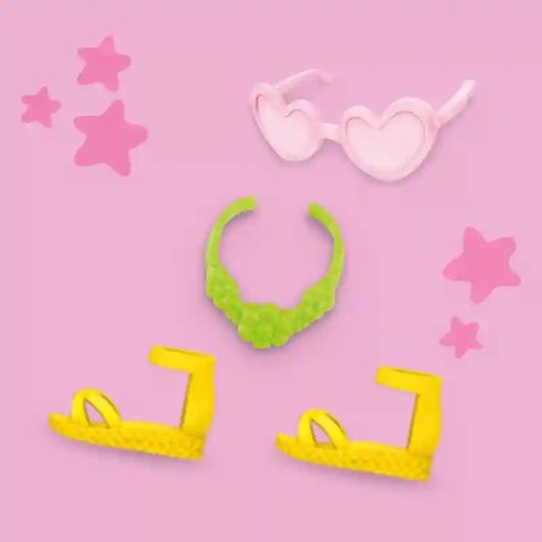 Hasbro Play-Doh Barbie divattervező kiegészítő gyurmakészlet - Virágok és virágkötészet