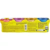 Hasbro Play-Doh 4 tégelyes csillámos színes gyurmakészlet