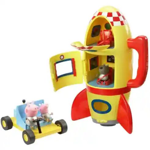 Hasbro Peppa Pig - Peppa malac interaktív űrhajója űrjárművel és figurákkal