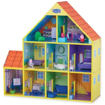   Hasbro Peppa Pig - Peppa malac berendezett nagy családi fa babaháza