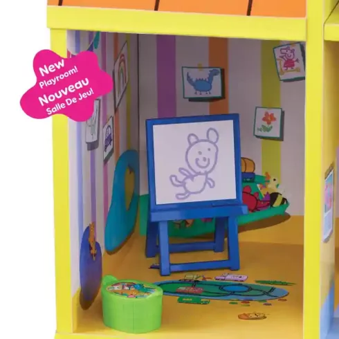 Hasbro Peppa Pig - Peppa malac berendezett nagy családi fa babaháza