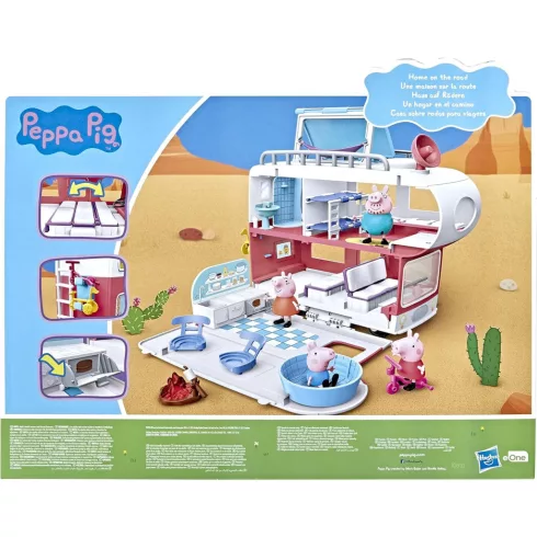 Hasbro Peppa Pig - Peppa malac interaktív lakókocsija figurákkal