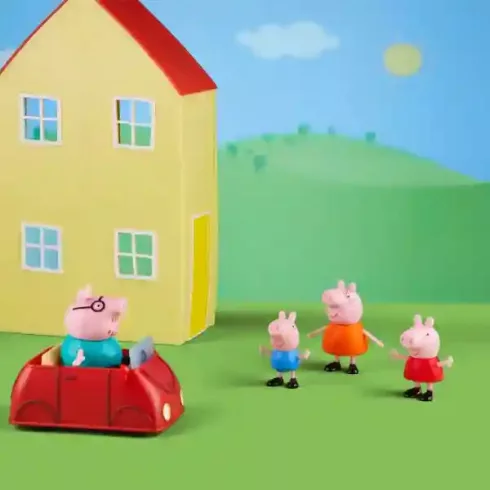 Hasbro Peppa Pig - Peppa malac családi háza figurákkal és kiegészítőkkel