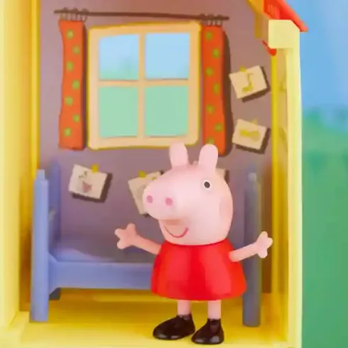 Hasbro Peppa Pig - Peppa malac családi háza figurákkal és kiegészítőkkel