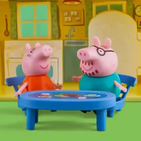 Hasbro Peppa Pig - Peppa malac családi háza figurákkal és kiegészítőkkel