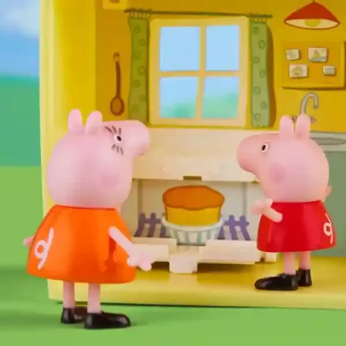 Hasbro Peppa Pig - Peppa malac családi háza figurákkal és kiegészítőkkel