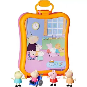   Hasbro Peppa Pig - Peppa malac és barátai hordozható kofferben