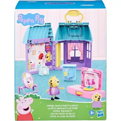 Hasbro Peppa Pig - Táncparti játékszett Peppa malac és Leopárd kisasszony figurákkal