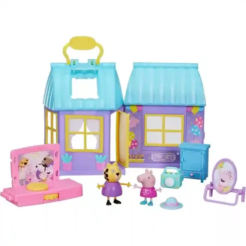 Hasbro Peppa Pig - Táncparti játékszett Peppa malac és Leopárd kisasszony figurákkal