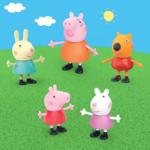 Hasbro Peppa Pig - Peppa malac játékszett járművekkel és figurákkal