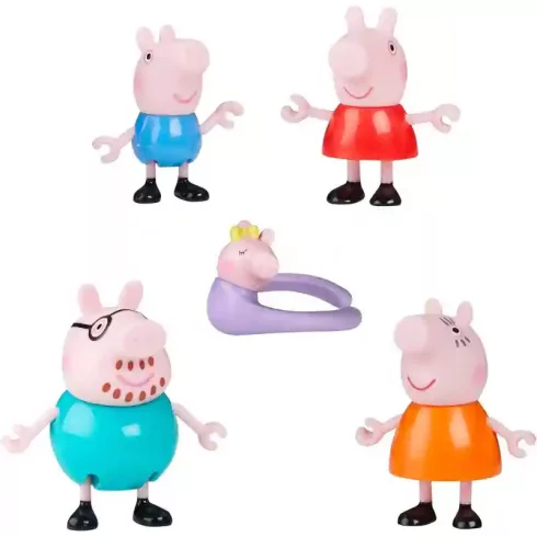 Hasbro Peppa Pig - Peppa malac és családja Evie babával