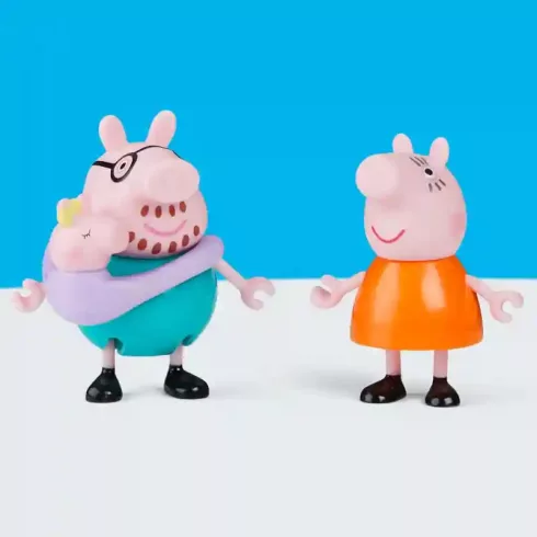 Hasbro Peppa Pig - Peppa malac és családja Evie babával