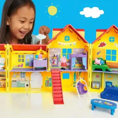 Hasbro Peppa Pig - Peppa malac szétnyitható, nagy családi háza