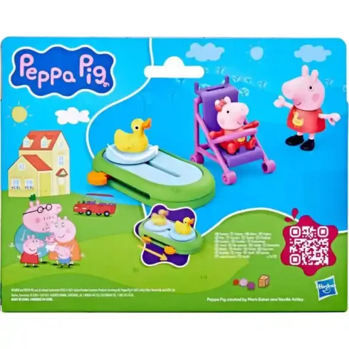 Hasbro Peppa Pig - Peppa malac és Evie a játszótéren