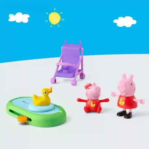 Hasbro Peppa Pig - Peppa malac és Evie a játszótéren