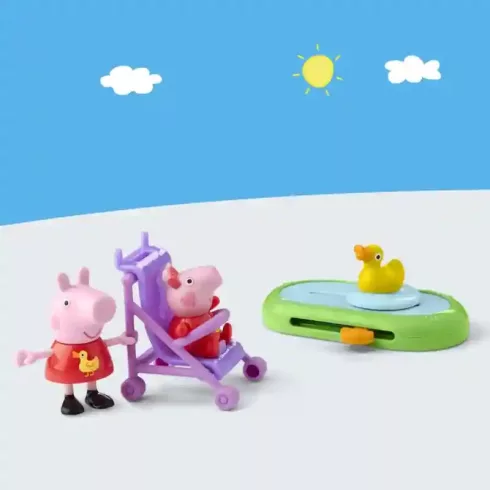 Hasbro Peppa Pig - Peppa malac és Evie a játszótéren
