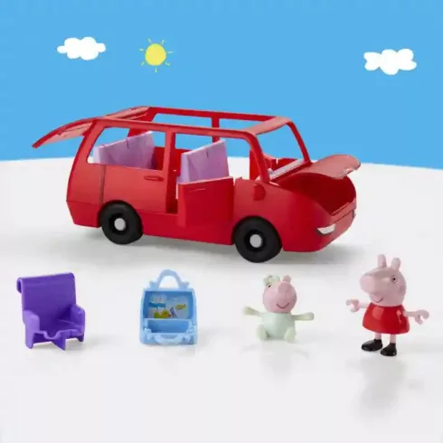 Hasbro Peppa Pig - Peppa malac piros családi autója