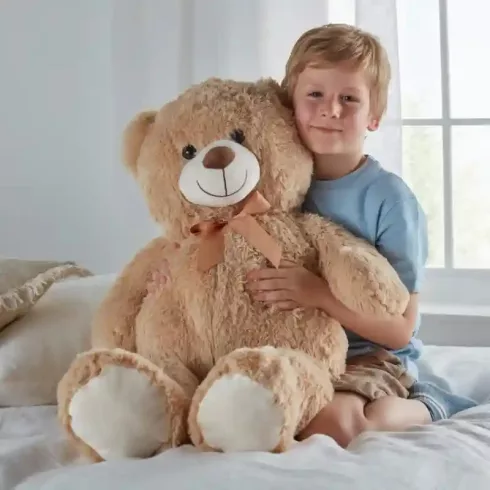 Tammy, az ülő világosbarna óriás plüss maci 100cm