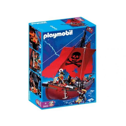 Playmobil 3900 Vörösvitorlás kalózhajó