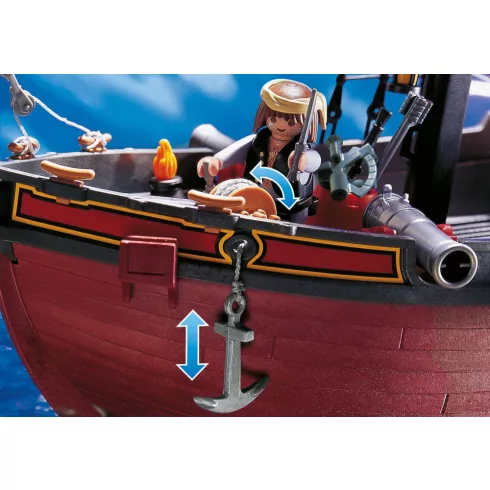 Playmobil 3900 Vörösvitorlás kalózhajó